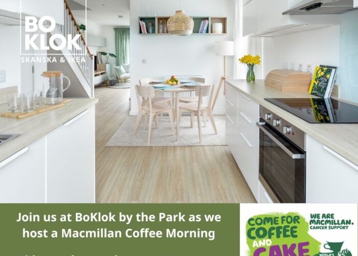 BoKlok by the Park Macmillan Coffee Morning